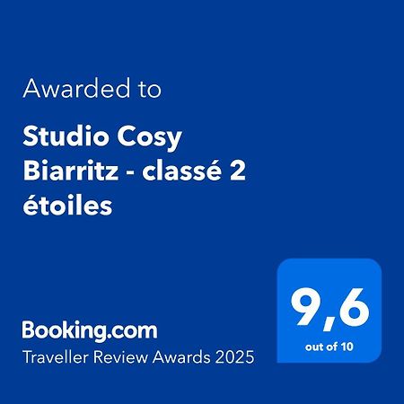 Studio Cosy Biarritz - Classe 2 Etoiles Zewnętrze zdjęcie